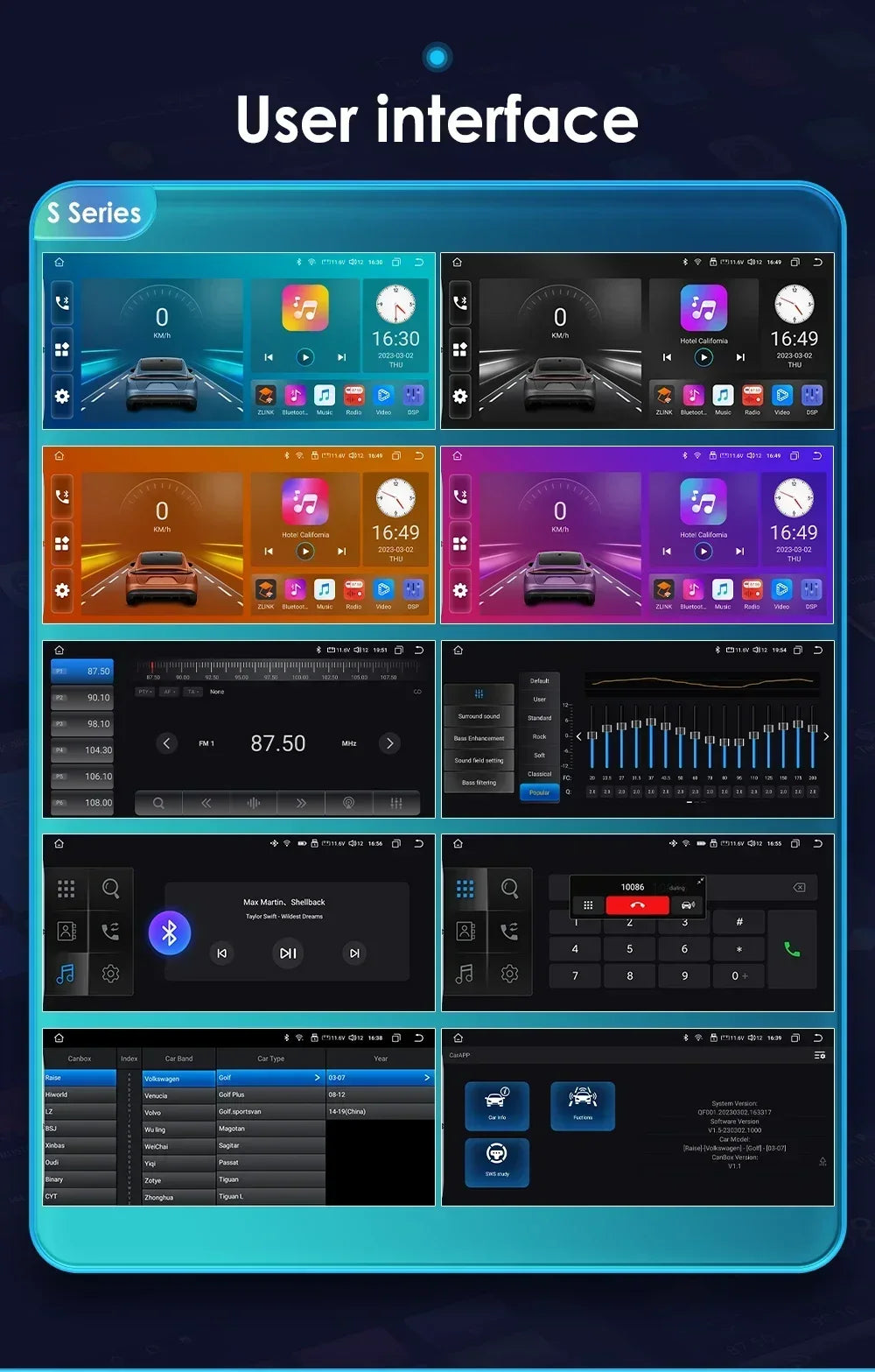Carplay Android Car Radio For Honda ACCORD 7 2003-2007 Multimedia player GPS Navi Stereo 7862 Autoradio 2din Diesel screen 4G BT