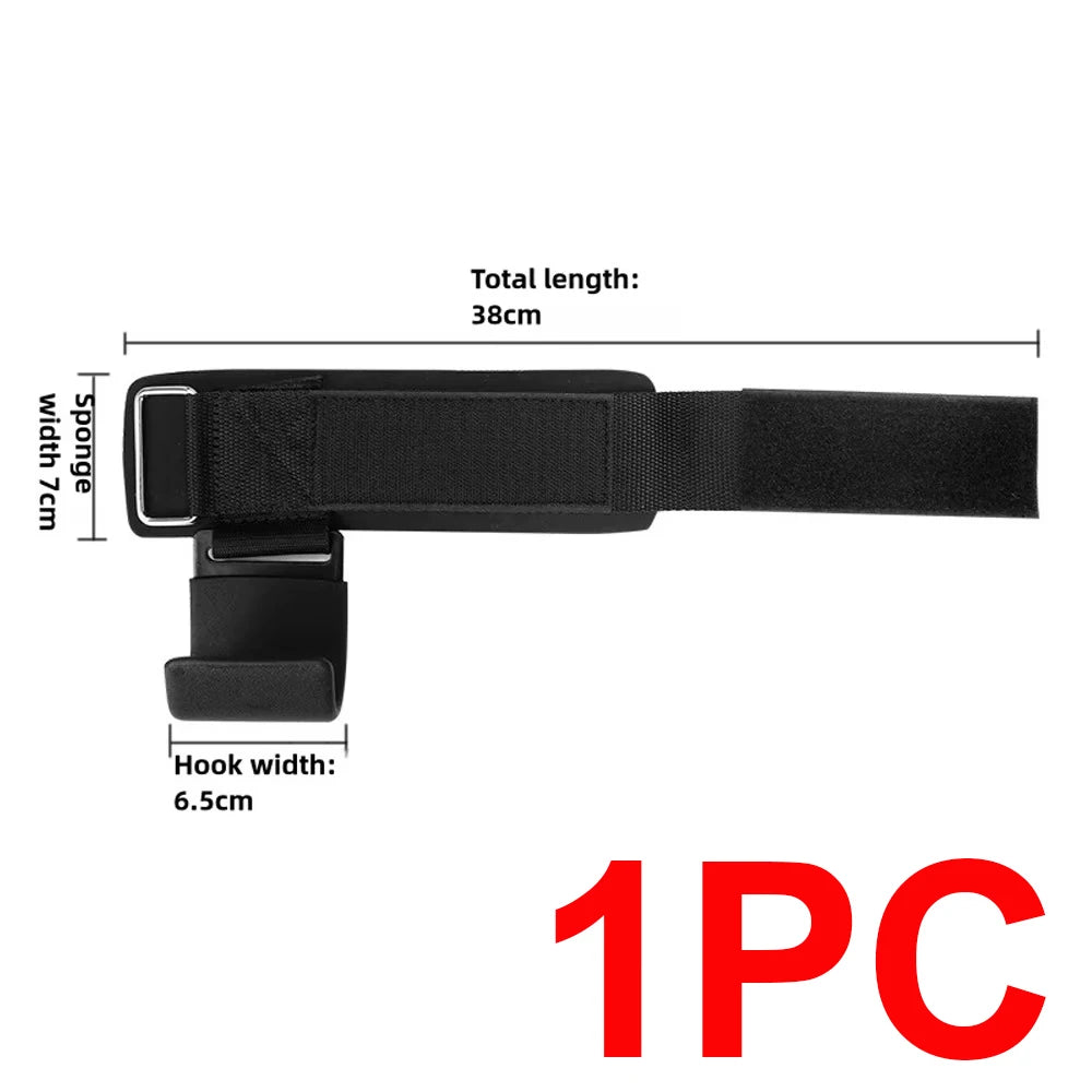 Lifting Power Hook Wrist Strap Heavy Duty Weight Lifting Hooks with Padded Gym Sports Strength Training Horizontal Bar Exercise