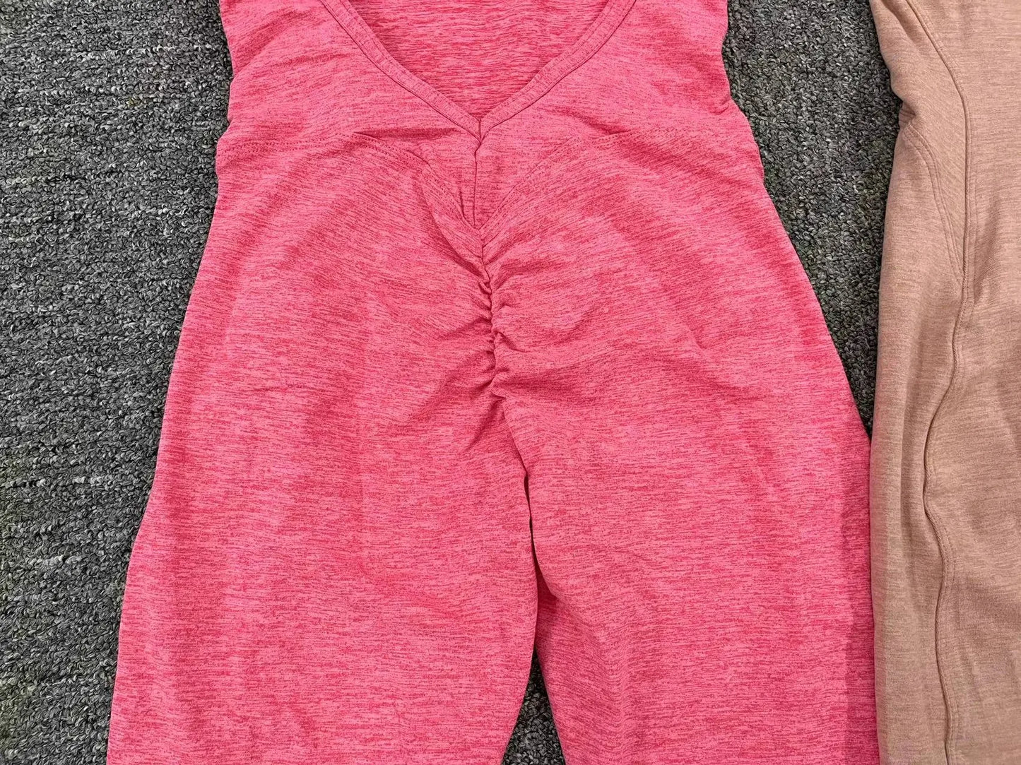 Sexy Backless Bodycon Scrunch Jumpsuit Raises Butt Women Dance Fitness Overalls for Women Sleeveless Yoga Sport Jump Suit Black