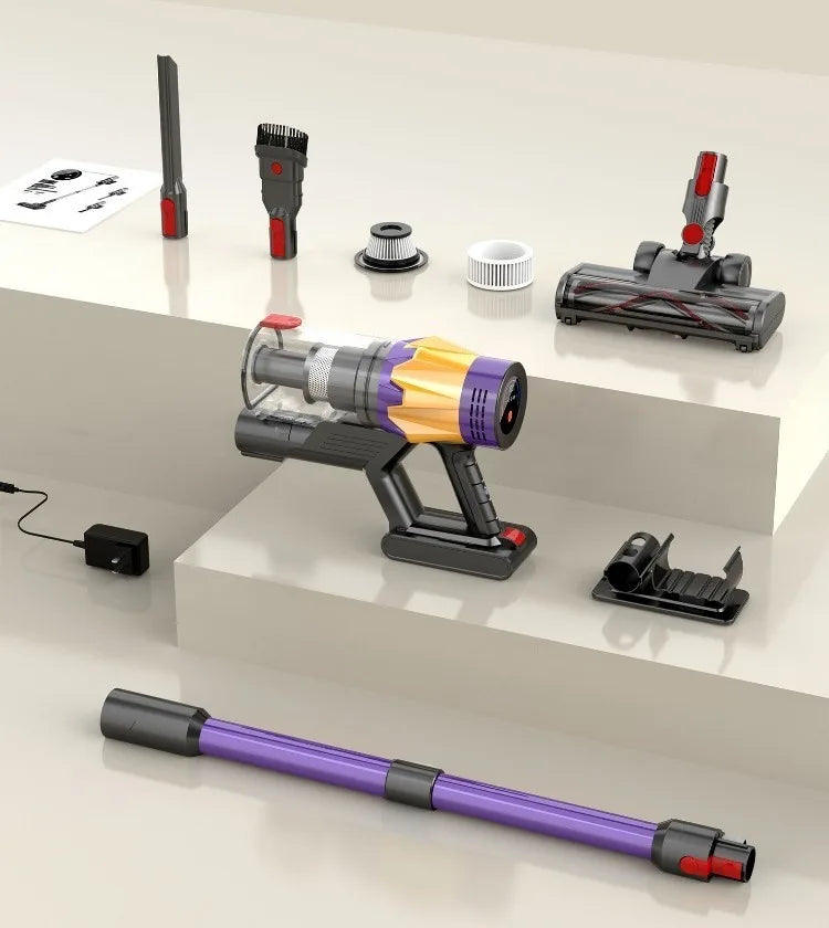 MPQU V18 550W 50kPa Wireless Handheld vacuum cleaner LED touch screen Removable battery 50mins runtime Cordless Cleaning machine