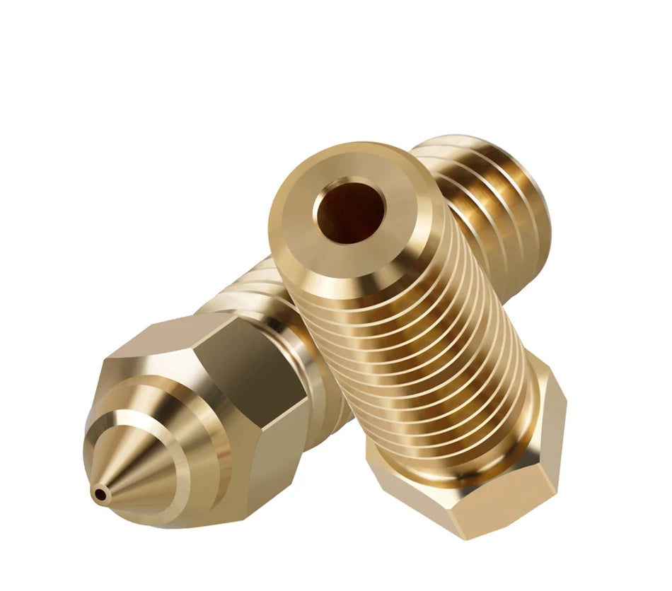 For Ender 3 V3 KE Nozzle Brass Plated Copper Hardened Steel High Speed 3D Printer Nozzles For Creality K1 / K1 Max / CR-M4