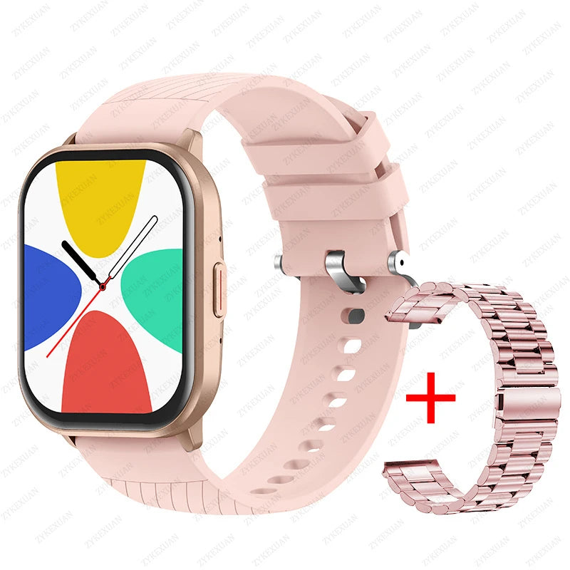 2024 New For Xiaomi Huawei Samsung Smart Watch Men Women Heart Rate Blood Pressure Fitness Tracker Bluetooth Call Smartwatch Man