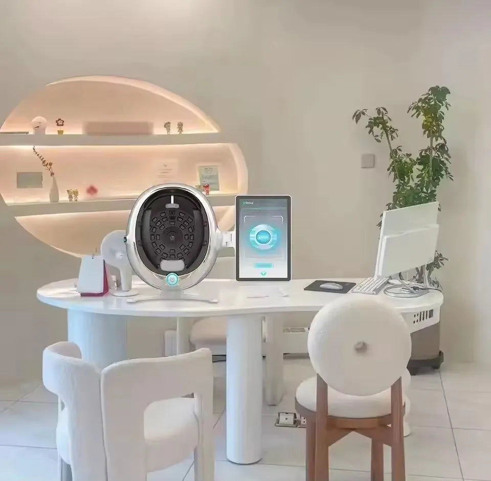 2025 Professional 3D Magic Mirror Skin Analyzer: Advanced Monitor, Detector & Camera for Facial Machines, Perfect for Salon Skin