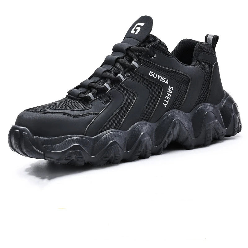 New work shoes for all seasons, lightweight, anti smashing, anti stab, anti slip, construction site safety protection shoes