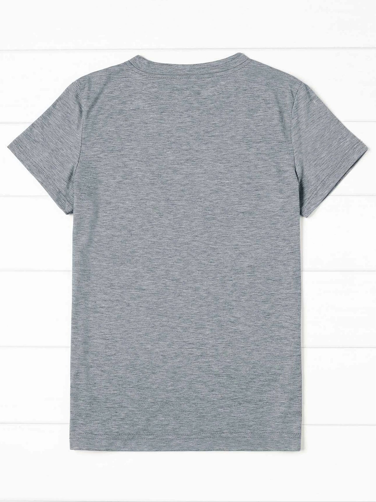 Letter Print Short Sleeve Crew Neck T-Shirt - Women's Casual Summer Spring Relaxed Fit Breathable Fabric Soft Comfortable Wear