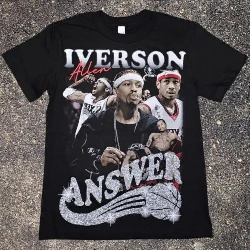 MJ The Goat Basketball Graphic T-Shirt Smile Summer New Men's and Women's Cotton Short Sleeve Top