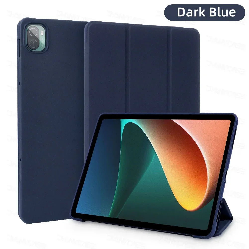Tablet Cases for Xiaomi Mi Pad 5/6 5 6 Pro 11in 7 7pro 11.2 For 2024 6S Pro 12.4in Support Magnetic Charging Funda Tablet Cases