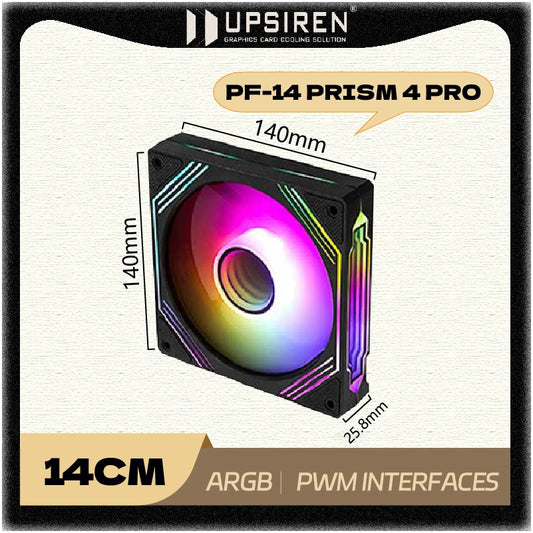 UPSIREN PF-14 Prism 4PRO chassis fan 14cm ARGB high-performance cooling fan radiator