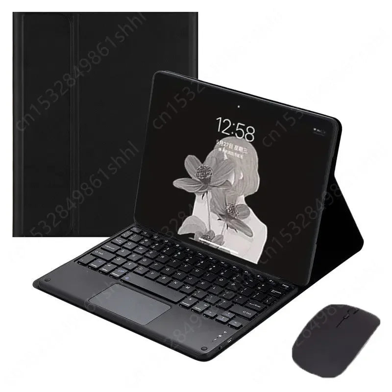 Keyboard Case For Lenovo Tab Plus 11.5 inch 2024 TB351FU Coque PU Leather Magnetic Stand Cover For Funda Lenovo Tab Plus 2024