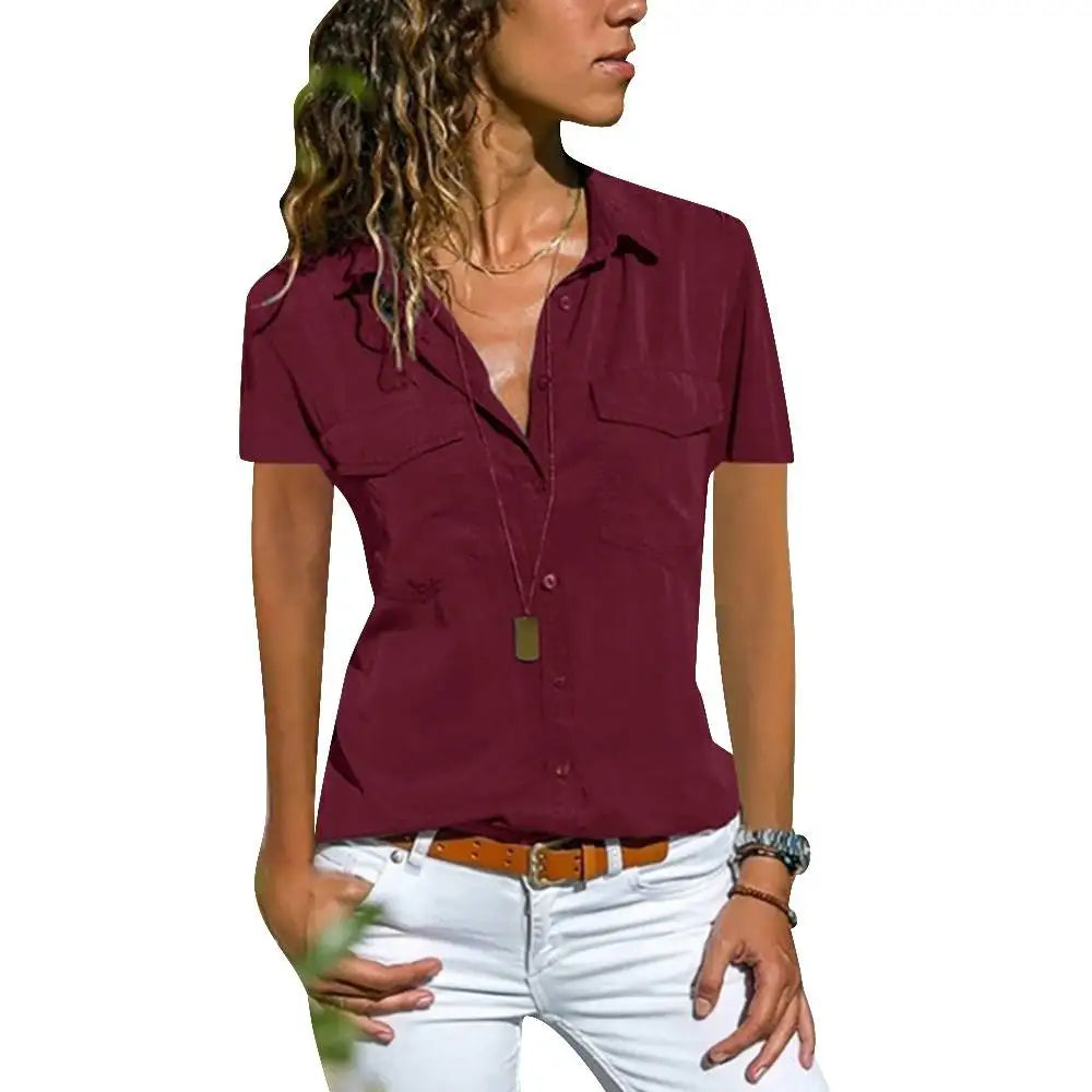 Basics Shirts Tops for Women Spring Summer Korea Casual Blouse Femal Clothing Fashion Solid Y2K Crop T-shirt Tee Blusas XL