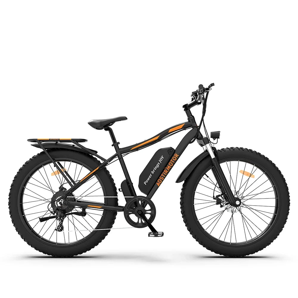 AOSTIRMOTOR All terrain S07-B 48V 13Ah Lithium Battery 750W Motor Ebike Mountain Bicycle Off-road Adult 26 Inch electric bike