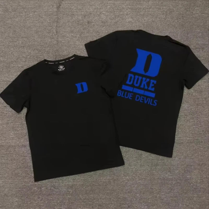 North America Limited Duke North Carolina University Basketball Mens Clothes Men Clothing short sleeve Round Neck T-shirt