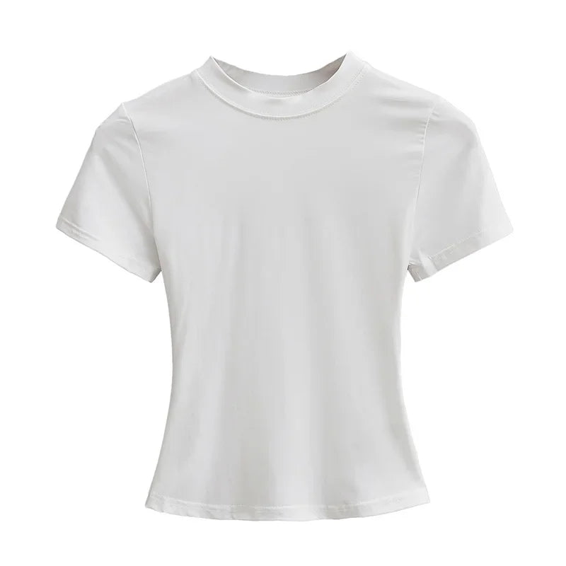 High Quality Casual T shirt Slim Short Sleeves