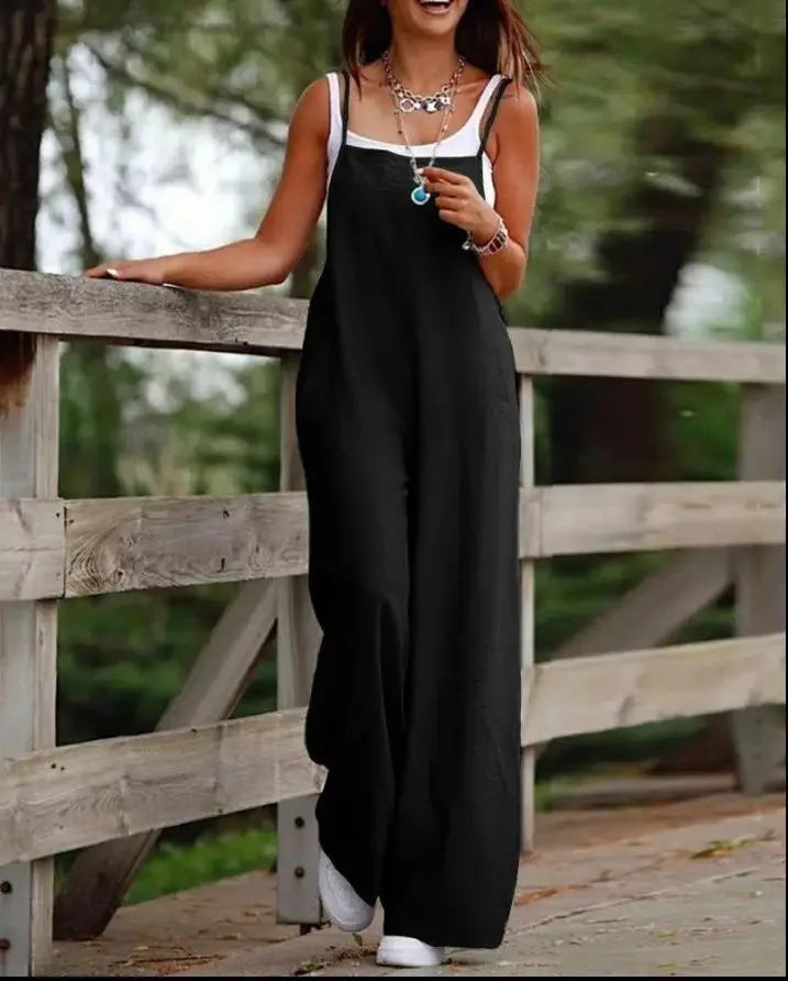 Oversized S-5XL Women Loose Overalls