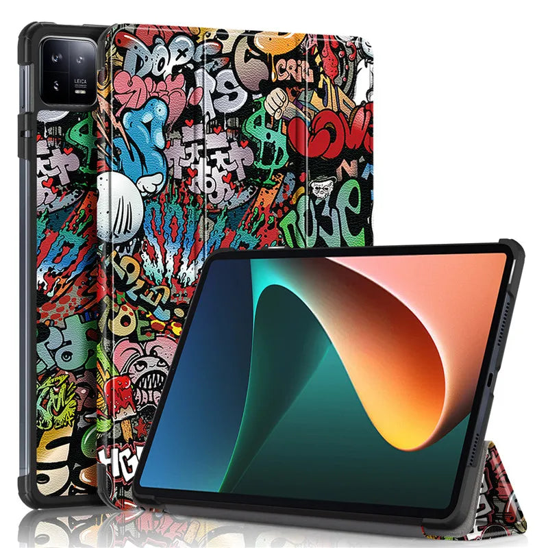 For xiaomi pad 6 case 2023 Folding PU Leather Smart Cover For Xiaomi Mi Pad 6 Tablet For Xiaomi Pad 6 Pro 11inch With Auto Wake