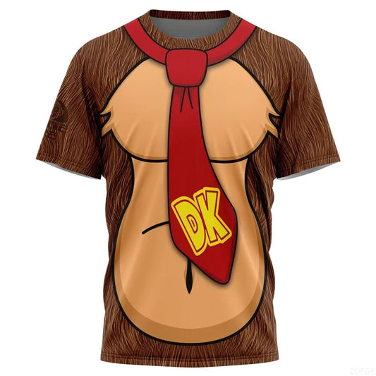Donkey Kong T-Shirt T-shirt Breathable Loose Versatile Casual Sports Short Sleeve
