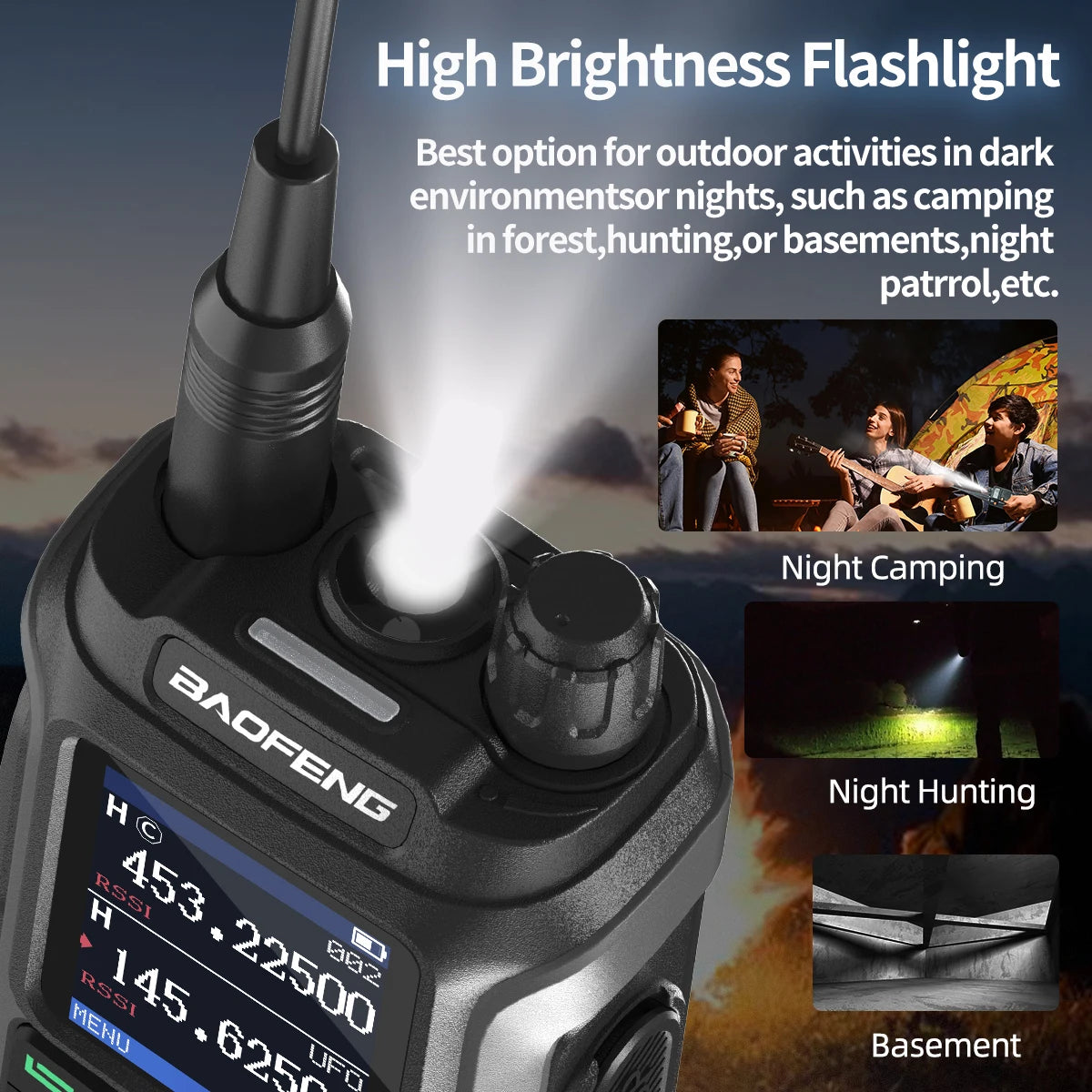 Baofeng UV-21 Pro V2 Wireless Copy Frequency Mutli Band Powerful Waterproof Long Range UV-5R Long Range Type-C Two Way Ham Radio