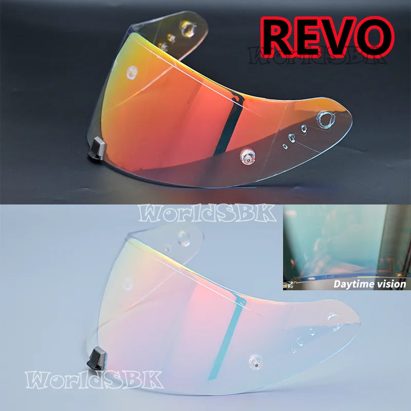 Helmets Visor For Scorpion Exo 1400 Carbon, R1 & EXO 520 391 Motorcycle Helmet Lens Visor Plating Uv Protection Lens Faceshield