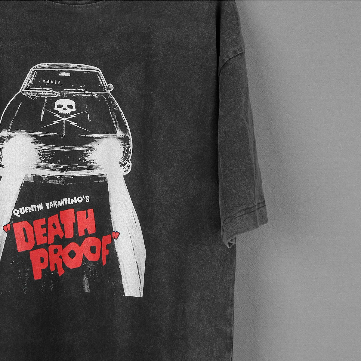 Death Proof T-Shirt Movie Grindhouse Planet Terror From Dusk Till Dawn Quentin Men Summer Washed Long Sleeves Cotton Tee Shirt