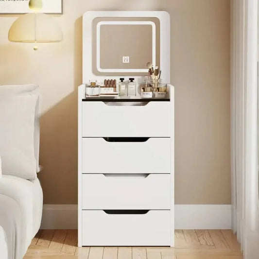 Wholesale Modern Dressing Table Bedroom Furniture White Color Makeup Vanity Makeup Table Vanities with Mirror