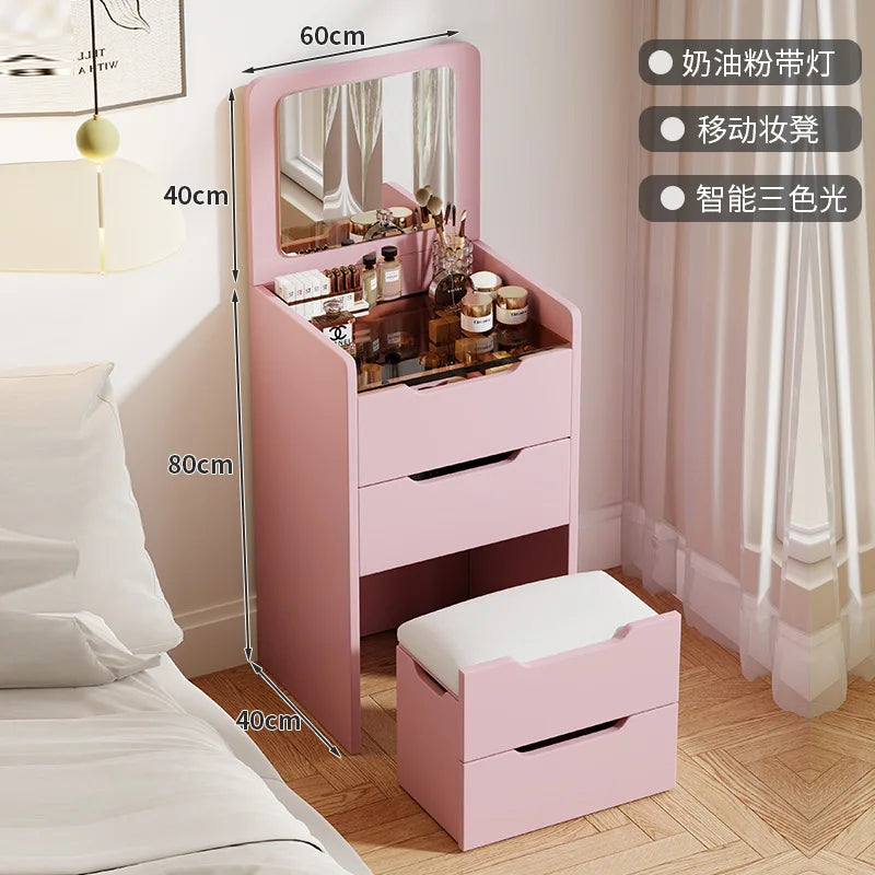 Wholesale Modern Dressing Table Bedroom Furniture White Color Makeup Vanity Makeup Table Vanities with Mirror