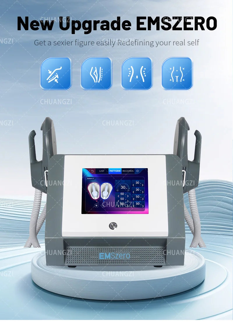 EMS Body Sculpt Machine RF Sculpting Weight Loss Burning Fat Slimming Muscle Stimulation Equipment 6500W HI-EMT MYOslim EMSzero