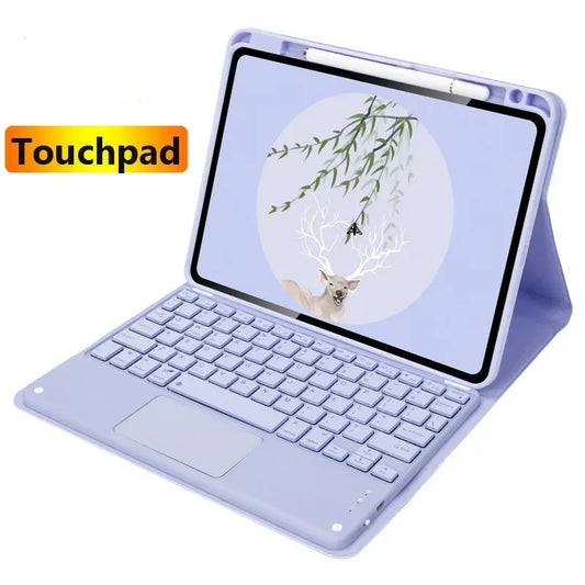 Funda Case for Huawei MatePad 11.5'' S 2024 Case TGR-W09 Trackpad Keyboard Cover for MatePad 11.5S Russian Spanish Portuguese