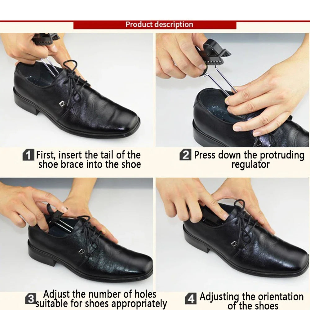 1 Pairs Shoe Stretcher Shoes Tree Shaper Rack Plastic Adjustable Length Men/Women Shoe Trees Stretcher Boot Holder Organizers