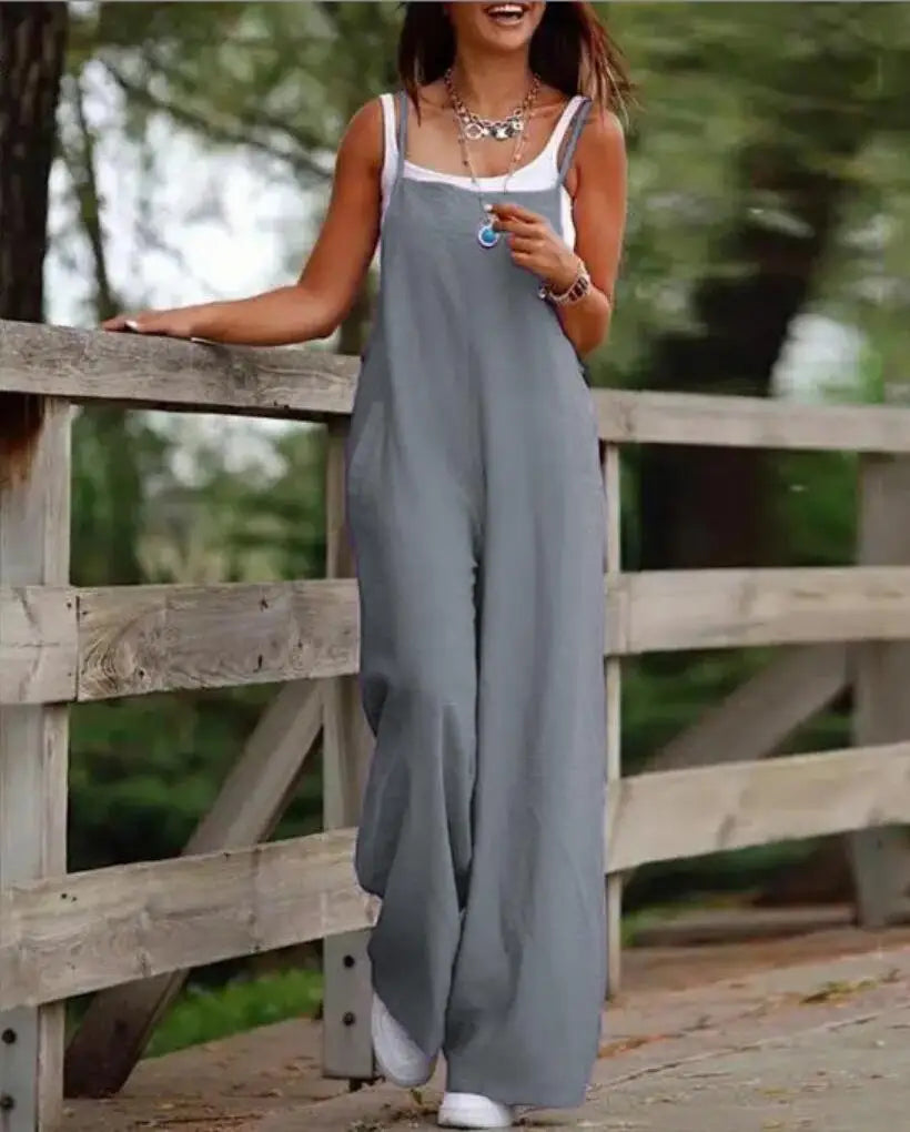 Oversized S-5XL Women Loose Overalls