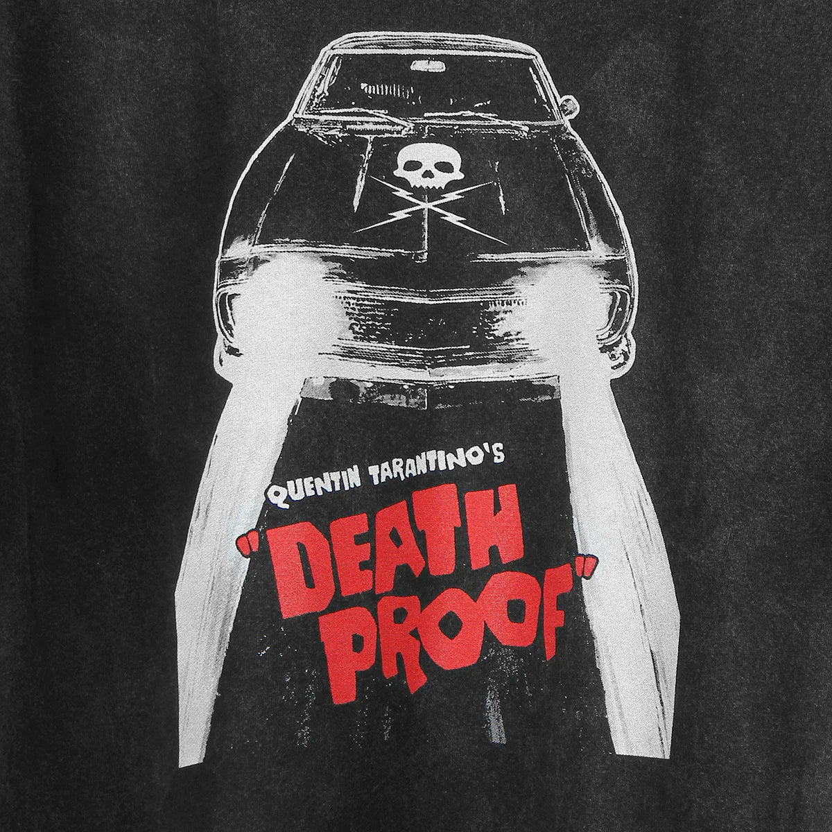 Death Proof T-Shirt Movie Grindhouse Planet Terror From Dusk Till Dawn Quentin Men Summer Washed Long Sleeves Cotton Tee Shirt