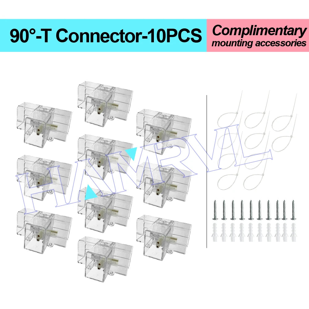 LED Hexagon Connector Cable DIY for Honeycomb Lamp AC110V-240V Barbershop Esports Workshop Garage 4S Car surface Lighting