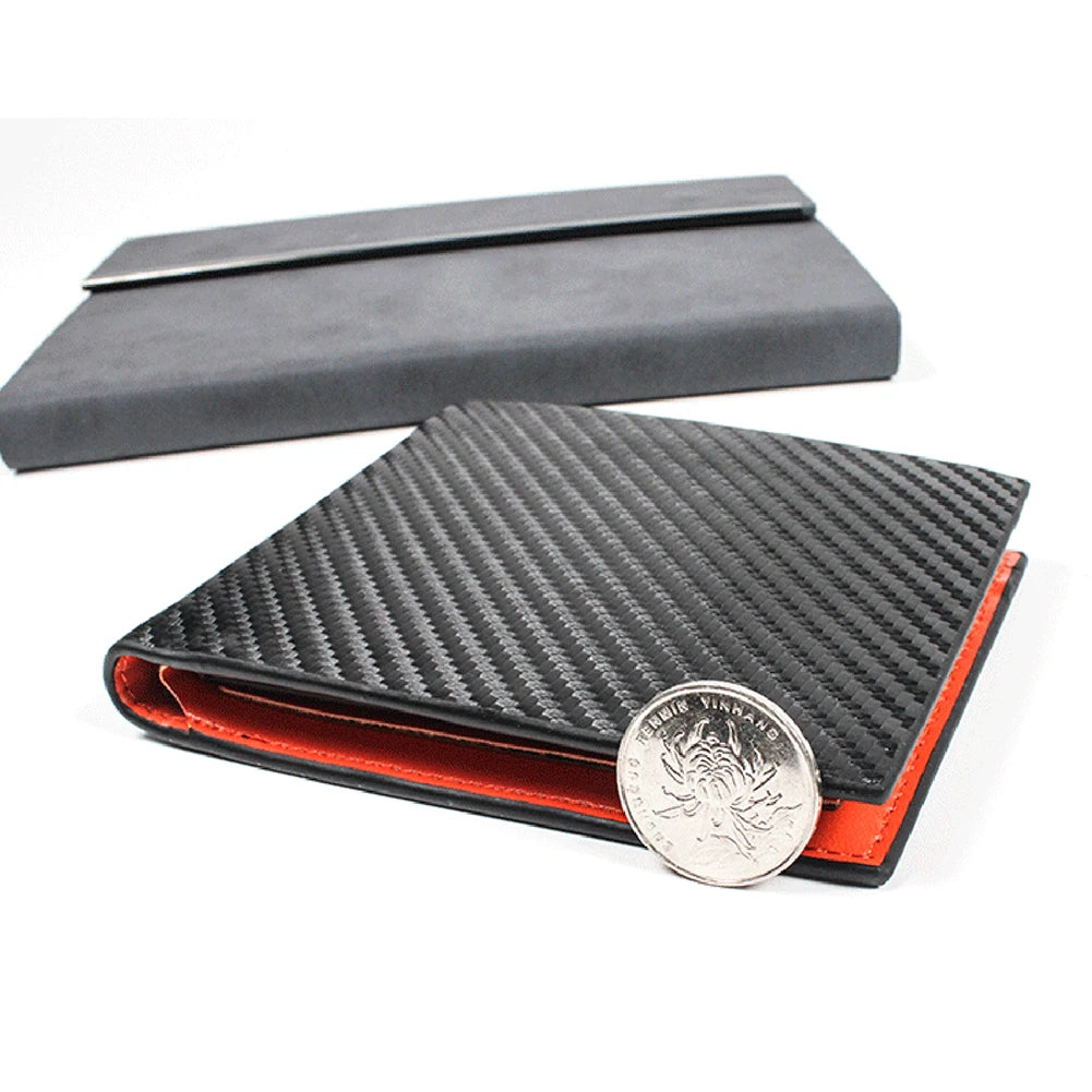 2023 New Men's Business Leather Wallet Super Multi-Card Position  Coin Pocket RFID Credit Card Holder Coin Pocket Luxury Purse