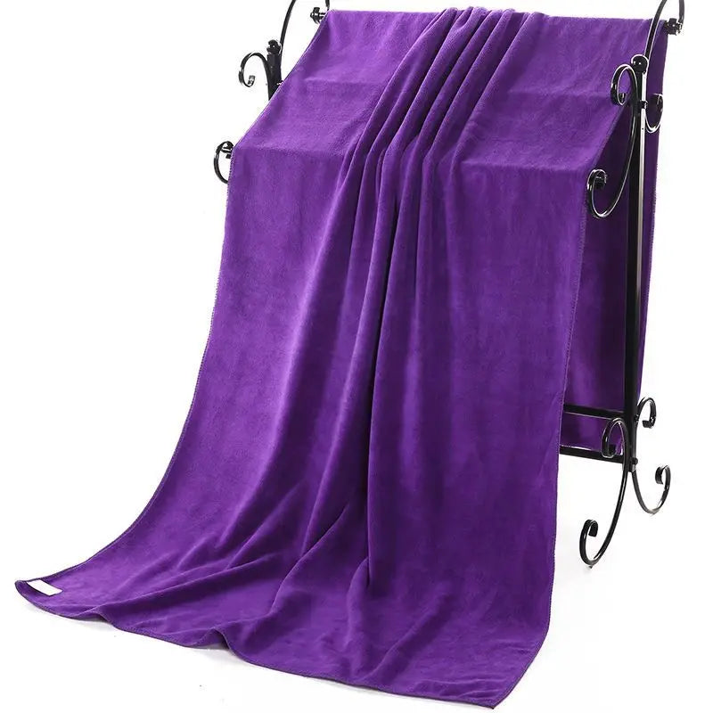 super large Microfiber bath towel, soft, high absorption and quick drying