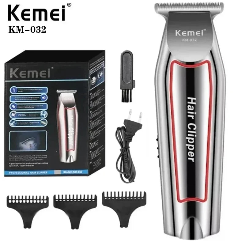 Kemei Professional Hair Trimmer Electric Beard Trimmer For Men Hair Clipper Hair Cutter Machine Haircut Grooming Kit KM-032