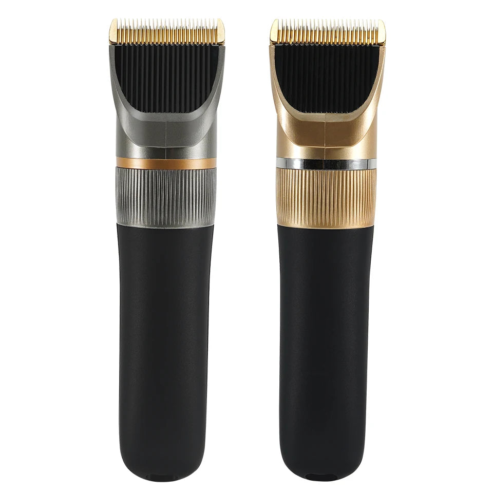 Professional Hair Clipper Electric Men's Trimmer Rechargeable Hair Cutting Machine LCD Display Head Trimmer 2 Gears