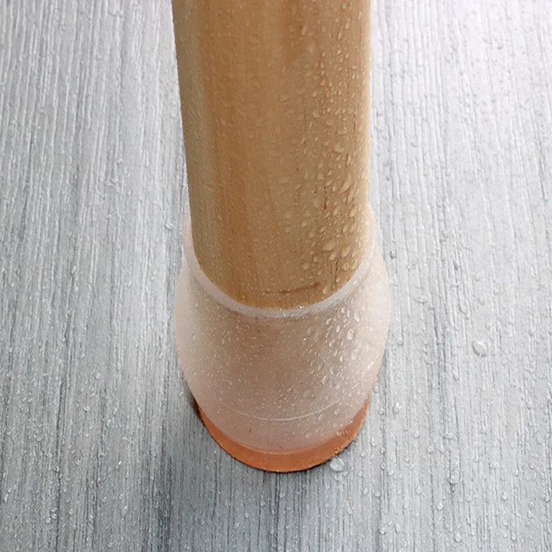 New 12Pcs Silicone Table Chair Leg Mat round square furniture Leg Caps Foot Protection Bottom Cover Pads Wood Floor Protector