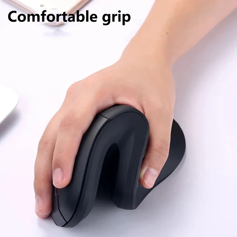 Warvank U1 Vertical Wireless Mouse Quiet Noise Reduction Comfortable Hand Feel Laptop Computer Home Office General