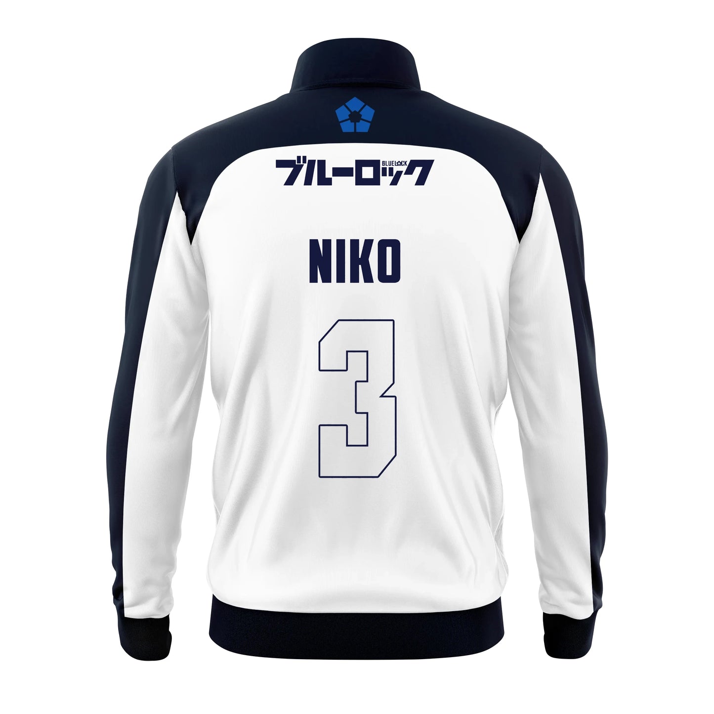 2024 Autumn New Men's Blue Lock Anime Soccer Jersey Jackets Women's Trendy Lapel Tops Children's Casual Short Sleeve Coat