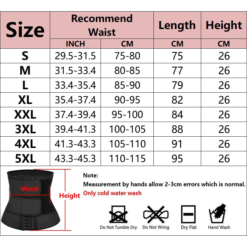 Men Waist Trainer Body Shaper Slimming Belt Sheath Weight Loss Belly Cincher Workout Trimmer Corset Shapewear Sauna Sweat Straps
