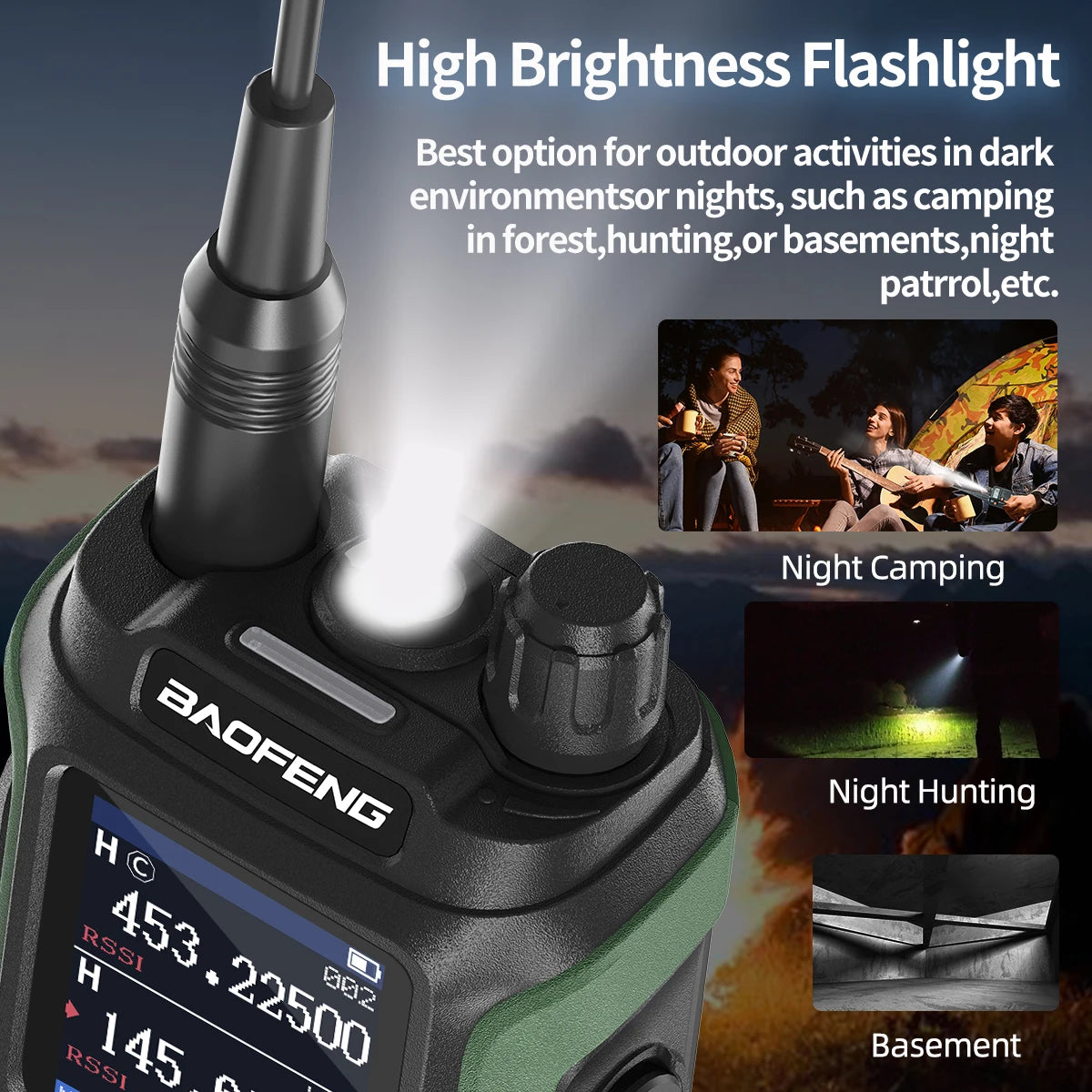 Baofeng UV-21 Pro V2 Wireless Copy Frequency Mutli Band Powerful Waterproof Long Range UV-5R Long Range Type-C Two Way Ham Radio