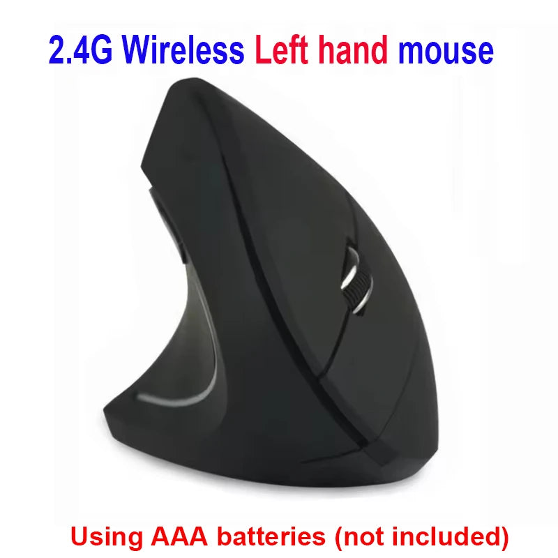 Left Right Hand Mouse Vertical Ergonomic Wireless with Bluetooth Double Mode Mouse Computer PC Mice Rechargeable Gaming Mouse