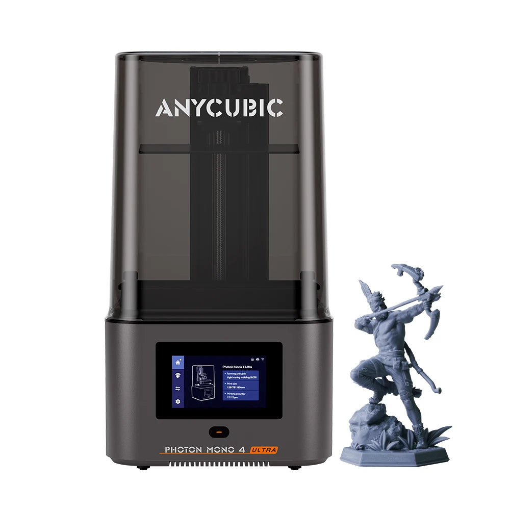 ANYCUBIC Photon Mono 4 Ultra V2 LCD 3D Printer 7" 10K UV Resin Printers High Speed 3D Printing Build Volume Size 153.4x87x165mm