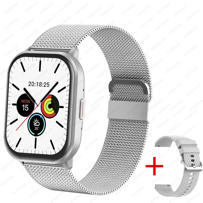 2024 New For Xiaomi Huawei Samsung Smart Watch Men Women Heart Rate Blood Pressure Fitness Tracker Bluetooth Call Smartwatch Man