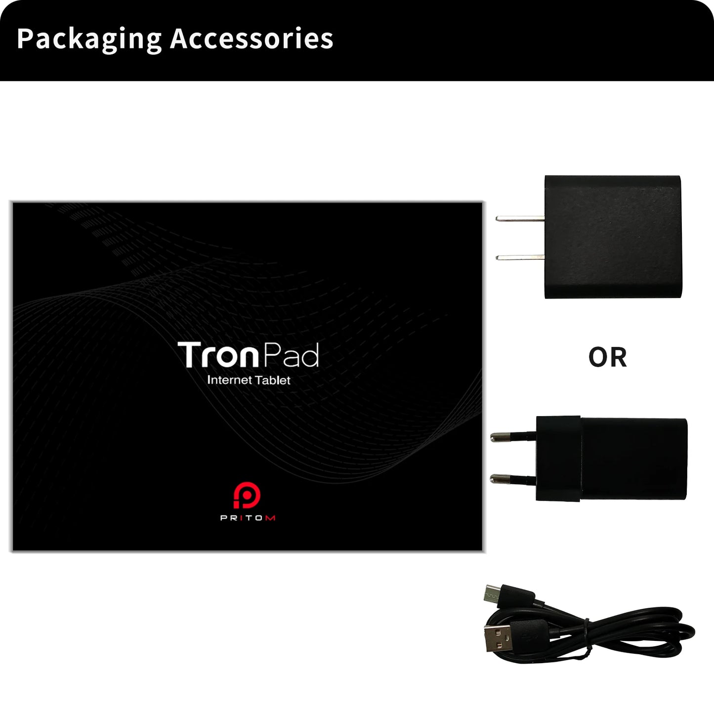 PRITOM Android 10 Tablet 10.1 Inch 2GB RAM 64GB ROM Quad Core Processor HD IPS Screen 8.0 MP Rear Camera WiFi