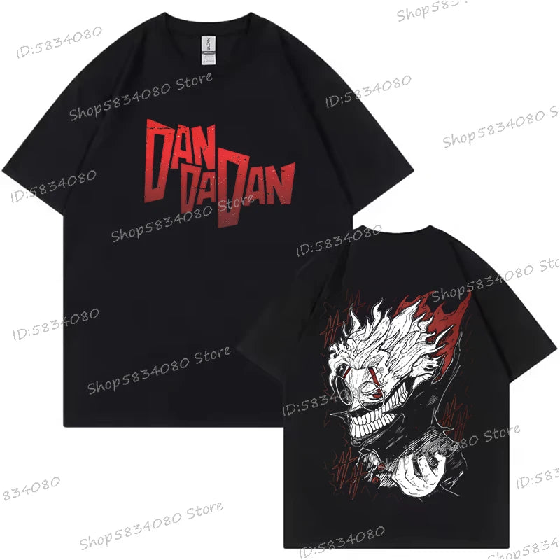 Dandadan Okarun T-shirt Men Women Japanese Anime Fashion Streetwear Top Retro Manga Men Clothes Anime Dan Da Dan Vintage Tshirts