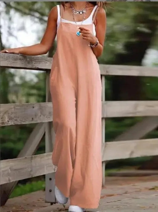 Oversized S-5XL Women Loose Overalls