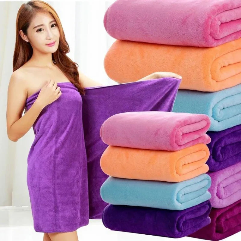super large Microfiber bath towel, soft, high absorption and quick drying