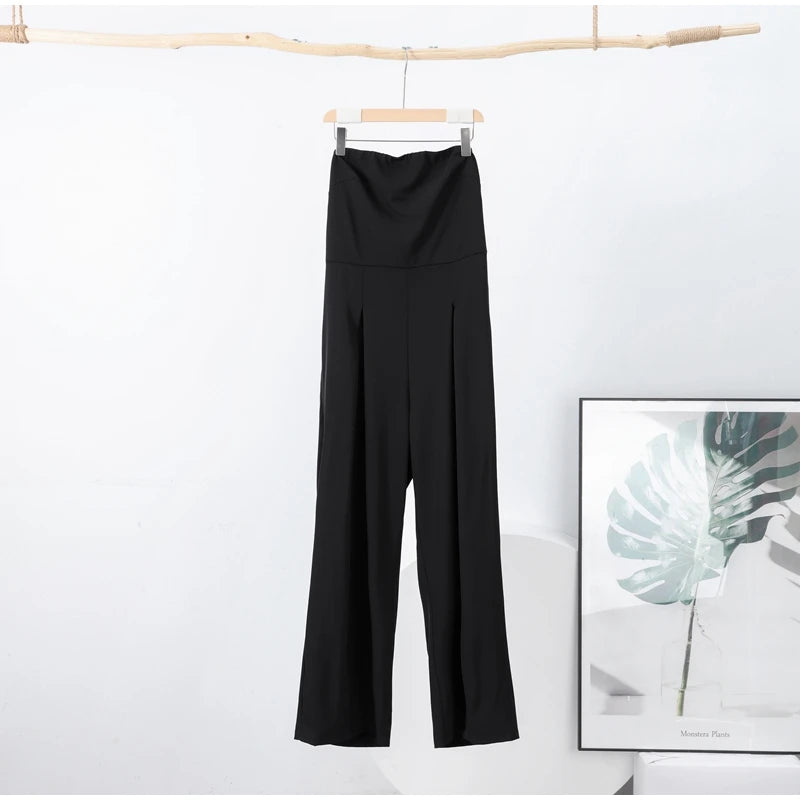 Sexy Backless Women's Jumpsuits Solid Off Shoulder Waist Cinching Pockets Wide Leg Pants Lady Bodysuit Summer Female Outwears