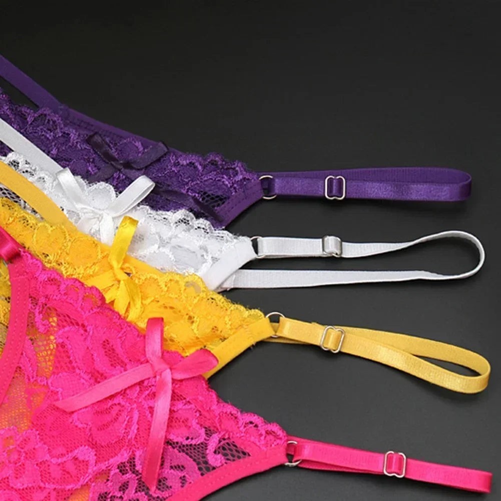 Lace G-string Thongs Ultra-Thin Underwear For Women Panties Sexy Transparent Breathable Lingerie Low Rise Underpants T-Pants