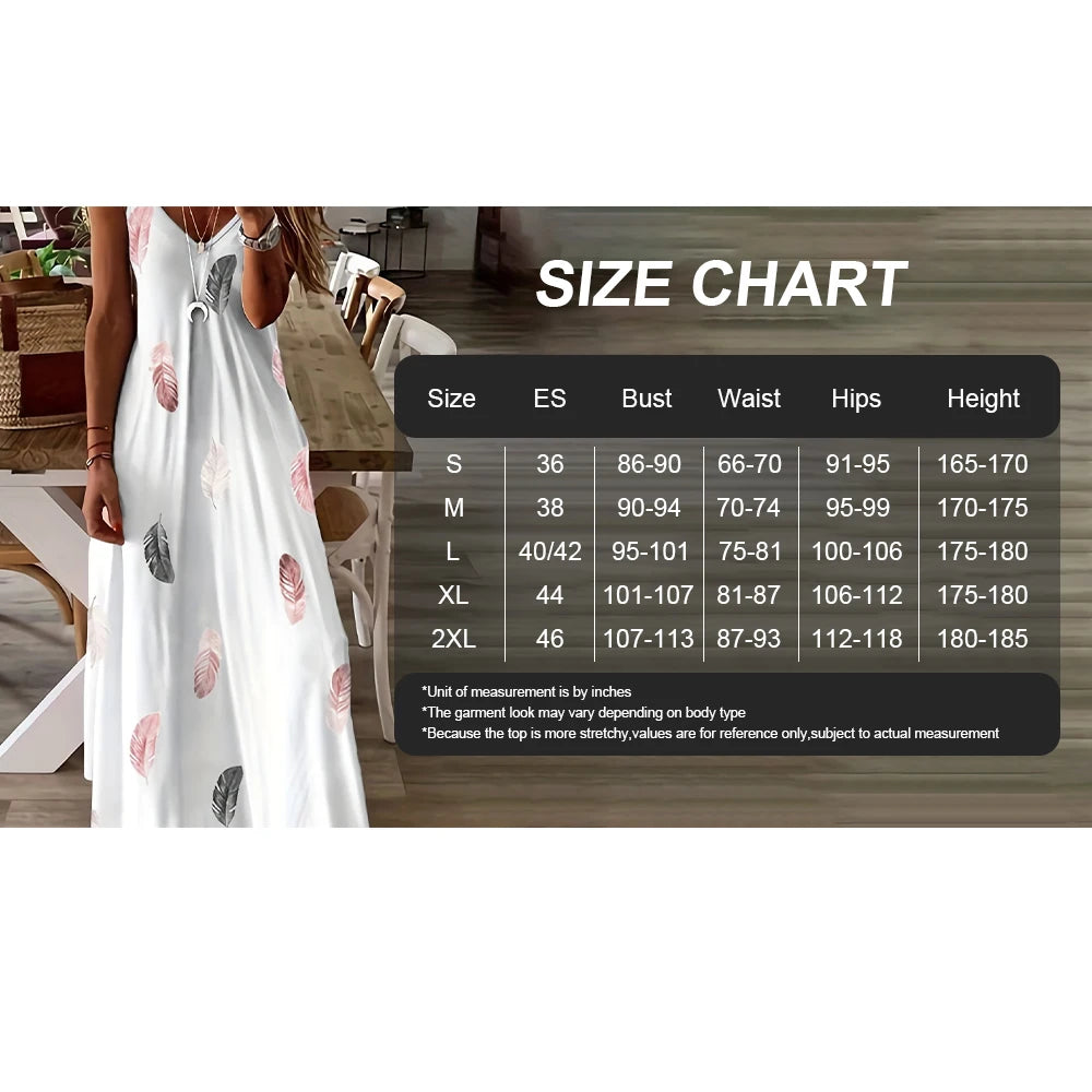 Summer Women's Fashion Vintage Print Maxi Dress Casual Elegant Sleeveless Halters Evening Dress Bohemian Style Women's Dress